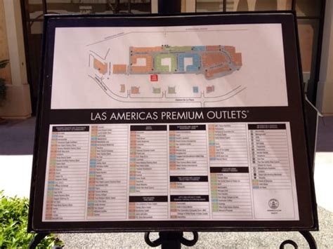 las americas premium outlets directorio